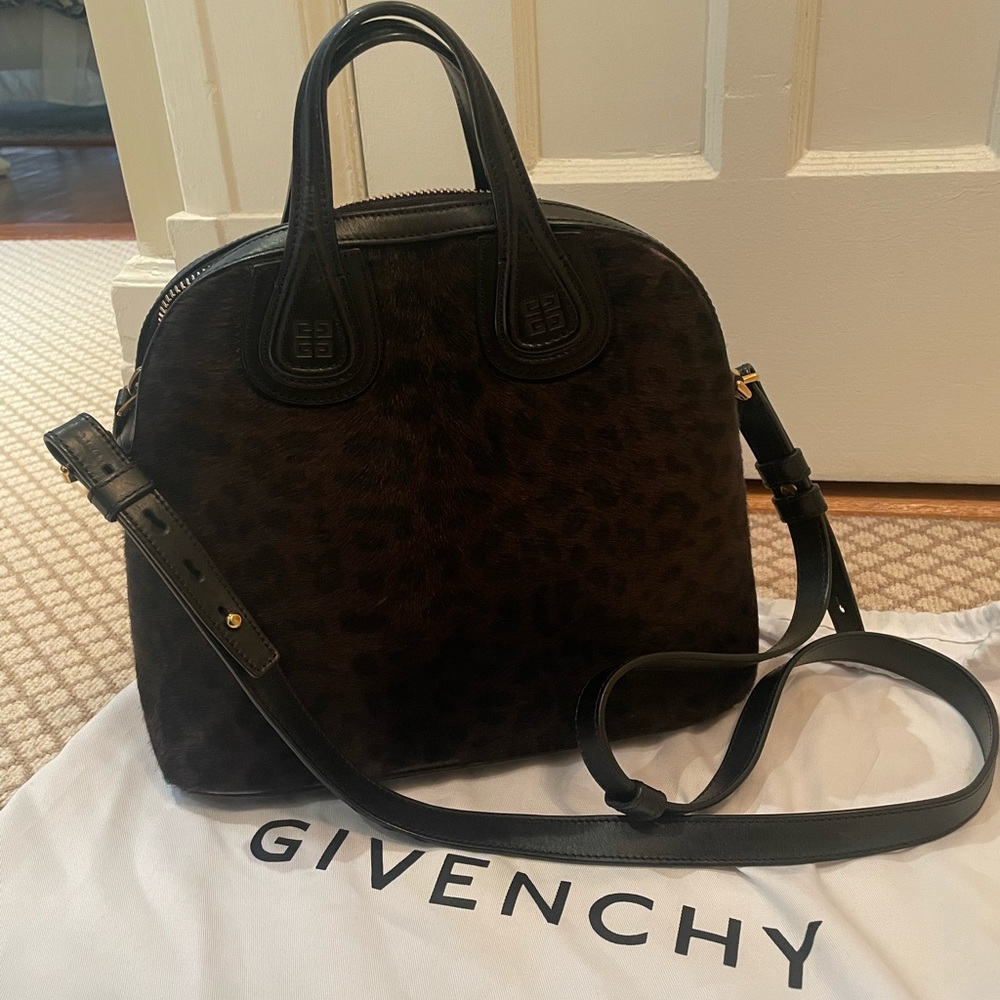 Givenchy Leopard Print Crossbody Handbag - Picture 10 of 16